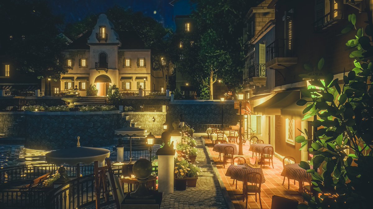 Neomance's tweet photo. Undersalon : The Golden Glow Of The Night City
アンダーサロン：夜の街の黄金の輝き

World : été - UNDERSALON․
Author : moné（もね）

#VRChat_world紹介 #Neo写真 https://t.co/R0VPYCOLK9