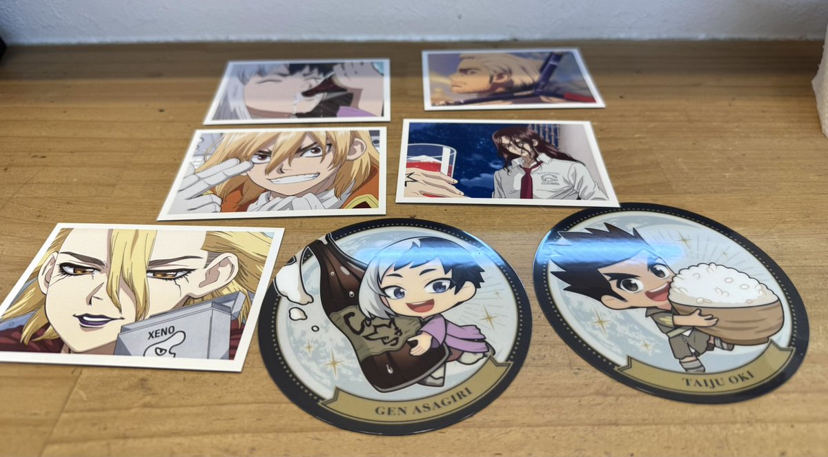 nnh_j2's tweet photo. 【交換】Dr.STONE ドクスト AMOCAFE アモカフェ アクリルキーホルダー 購入特典場面写等

譲 画像のもの
求 アクリルキーホルダー→スイカ＞SAI
それ以外 すべてSAI

郵送お取引になります。お気軽にリプライ宜しくお願い致します。 https://t.co/1ZFJ3FDSfT