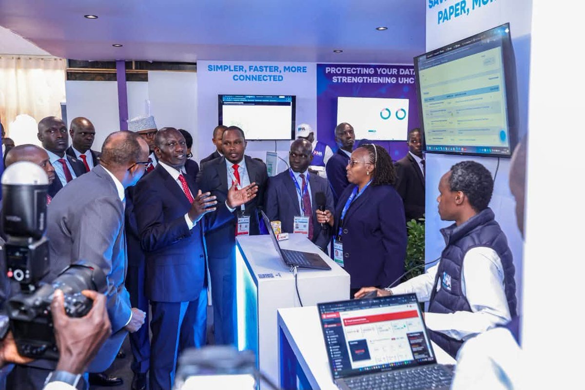DrPatrickAmoth's tweet photo. Today, as H.E. President Dr William Ruto opened the Kenya Health Summit 2026, we reflected on Kenya’s journey from reform to results. Progress in SHA, digital health, commodities, equipment, EWENE and workforce reforms is bringing quality care closer to Kenyans. #HealthAsARight https://t.co/CPfc4XG32c