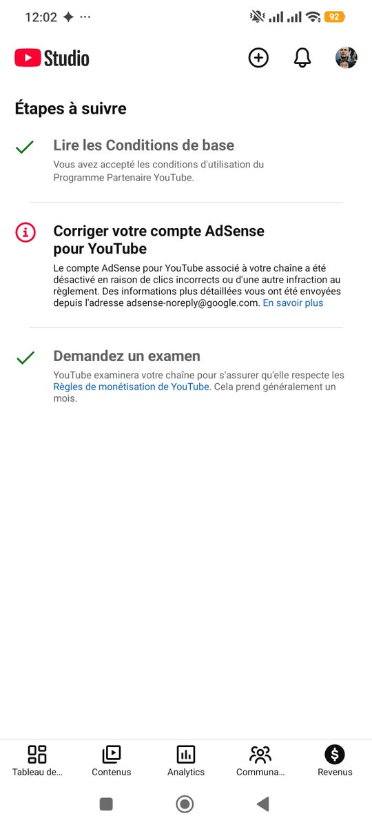 Magistabh's tweet photo. Hi @TeamYouTube, I have a Step 2 error in YouTube Studio because my AdSense is closed, and I can't change it. Please help me reset Step 2. Thanks! https://t.co/TOUUgPafDj