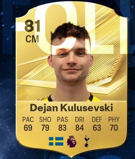 MaddisonEra_'s tweet photo. I know he's not played in a while but Kulusevski looks different to how I remember https://t.co/9SY0PB2g6z