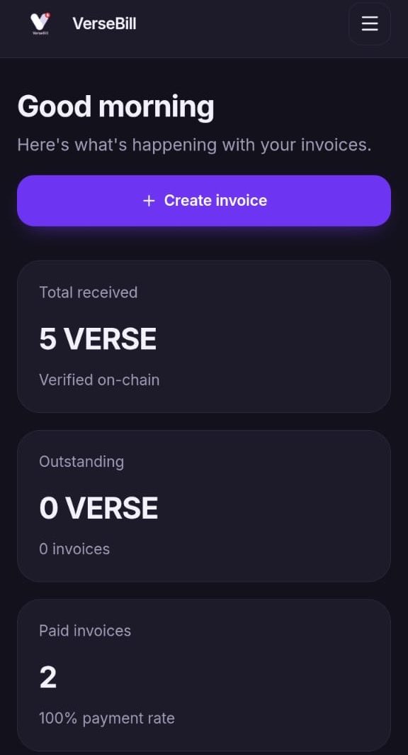VerseBill_'s tweet photo. Preview of the UI 😳😳

Need community FeedBack on this

Should VerseBill;
A. Set ethereum:0x249ca82617ec3dfb2589c4c17ab7ec9765350a18 invoice amount limit to be $1 equivalent.

B. Users can deploy an invoice of any amount

@VerseEcosystem #VerseBuildathon https://t.co/qQHym3EZiH