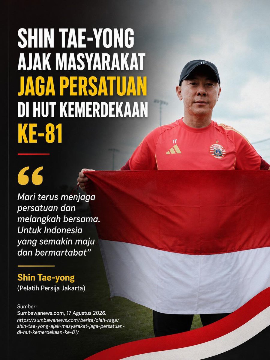 iendah_87's tweet photo. Menjaga kedamaian bangsa adalah bentuk penghormatan kita pada perjuangan para pahlawan. Mari perkuat rasa persaudaraan, bijak dalam bersikap, dan tegas Tolak Provokasi #MenjagaKemerdekaan

https://t.co/aKCMiIGrIh https://t.co/kE1zpJcAN2