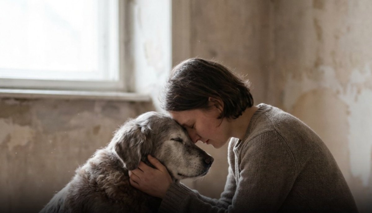 Manifest_Lord's tweet photo. When your dog takes their last breath, the first thing you should do is press your forehead to theirs.

99% of dog owners never learn why until it's too late. https://t.co/w0DYiZbvjd