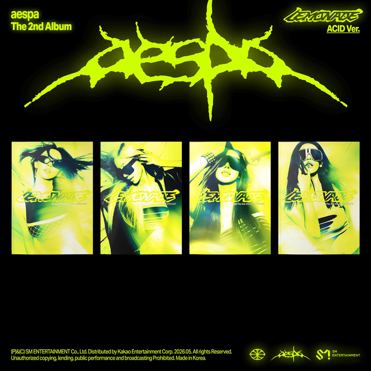 guak_3's tweet photo. 에스파 (aespa) - 2집 : LEMONADE [ACID Ver.]
에스파 미개봉 앨범 매입합니다.
장당0.15 매입합니다. 
대량매입
WTB AESAP ALBUM https://t.co/bambm2cm3U
