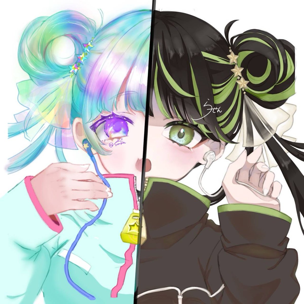 Pen_Puro's tweet photo. フリー線画2人で塗りましたー
相方上手すぎて泣く😭

←我             @rasen_yk→ https://t.co/qBYiexFXIP