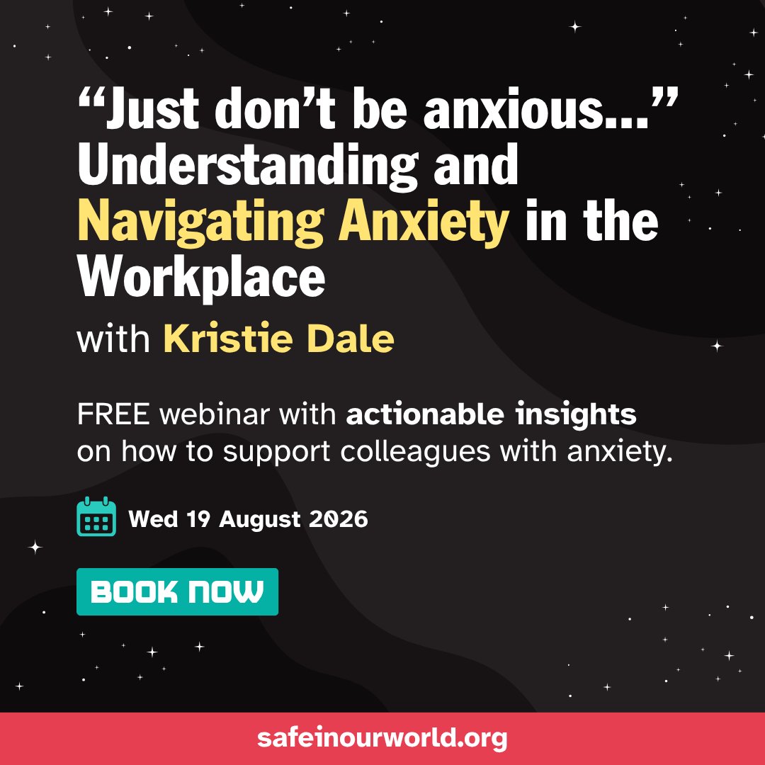 SafeInOurWorld's tweet photo. LAST CALL for tomorrow's webinar on anxiety in video game industry workplaces (Wed 19 Aug). 📢 Secure your place on our free training!

https://t.co/eaCxPWEApl https://t.co/pZsoH9K3W2