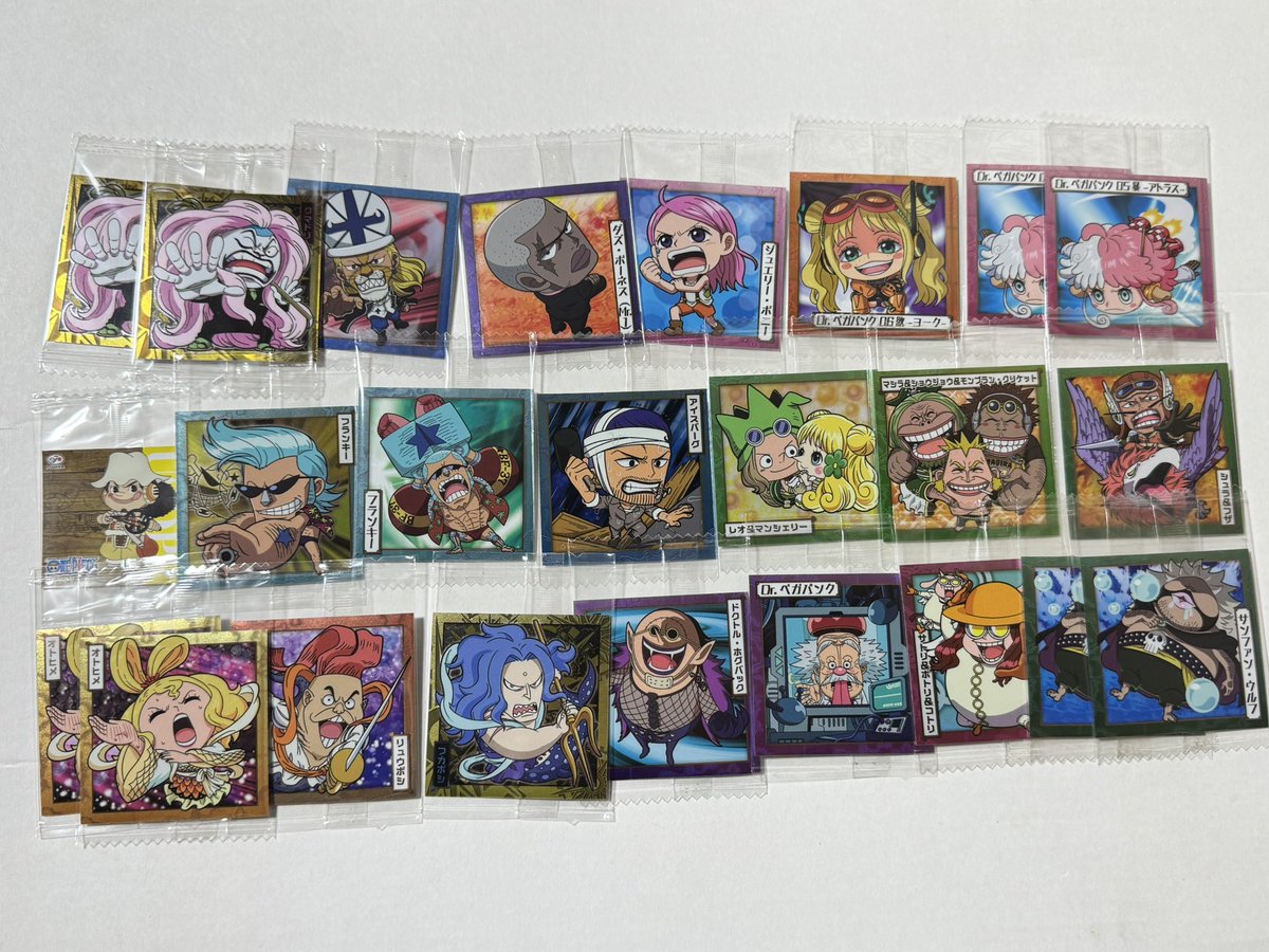 neroli_319's tweet photo. 【交換譲渡】ONE PIECE ワンピース
ウエハース にふぉるめーしょん

譲》画像1-3
今弾 過去弾
ルフィ キングカイドウ 5th ゾロ ロー ハンコック ニカ 軍子 他

求》
同異種 シャンクス/シャムロック
4枚目（⭐️優先）や固定
or各140+送料

詳細4枚目。 https://t.co/JwRDL2HIbU