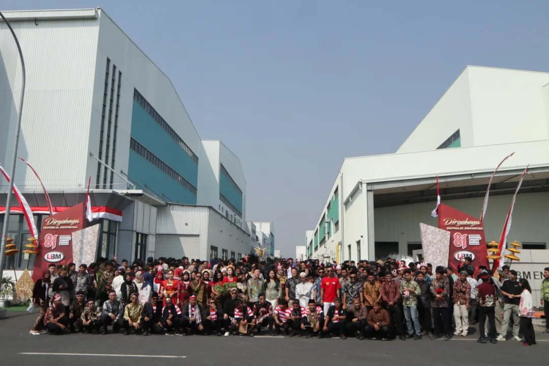 LOPAL_OFFICIAL's tweet photo. Recently, to celebrate the 81st anniversary of Indonesia's Independence, the LBM Indonesia base organized a grand celebration. Using the National Day holiday as a bridge, the event fostered cultural exchange between Chinese and Indonesian employees and strengthened team cohesion https://t.co/bONQGj1mu8