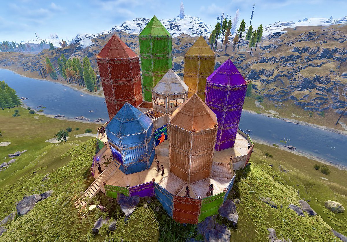 muuyan_rust's tweet photo. 🌜RUST PVE建築🌛
2025年に建てた
『クレヨンハウス』���画像を
Discord 夜羊建築にUPしました!!
PVE建築記録用なのでお気軽に🐏
Discord▶︎ https://t.co/Exa4jje7XC
配信▶︎ https://t.co/xBYJNTnnaM
#playrust #RustPVE #PVEbuild https://t.co/nVOrKSu4w8