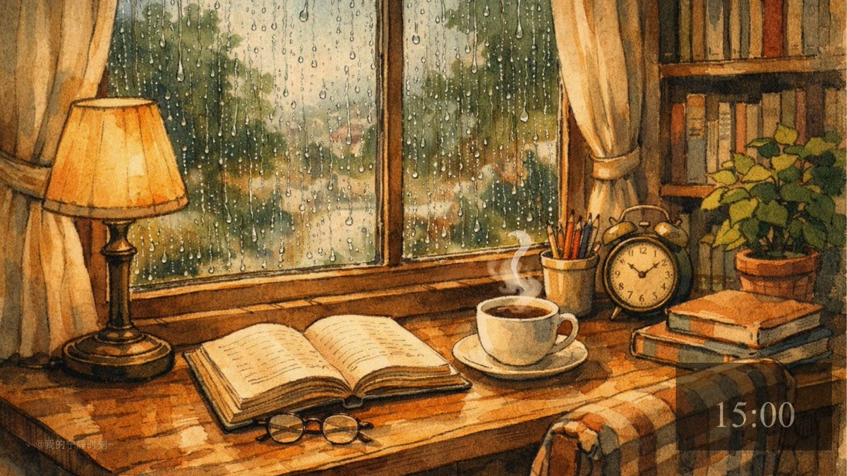 _lucieledoux's tweet photo. Just stared at the rain tapping on the window for 10 mins—suddenly feel way calmer than 5 mins ago. Small mood reset hits different.， https://t.co/cUREMb176R