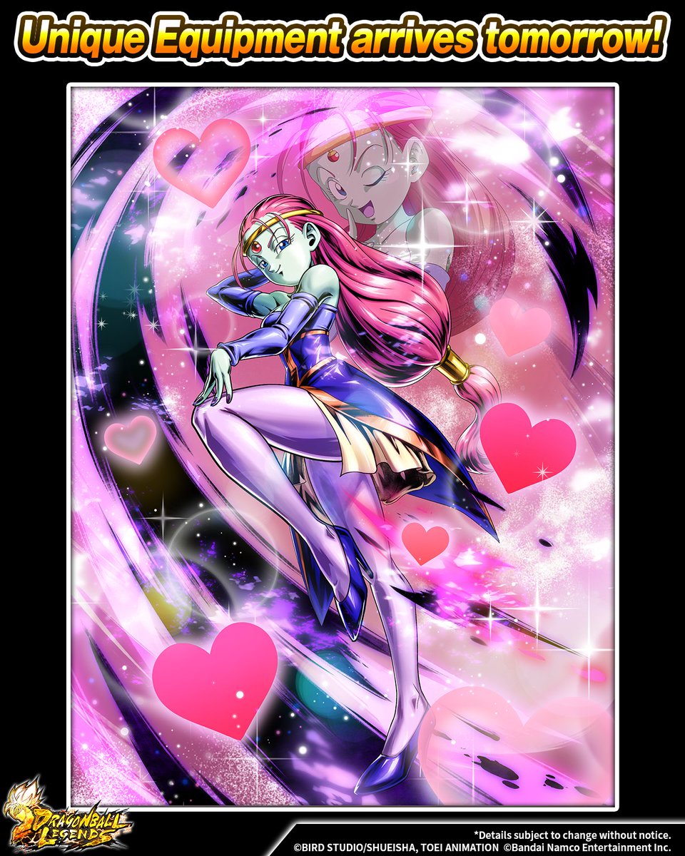 DB_Legends's tweet photo. ◥◣New Unique Equipment Info!◢◤

Unique Equipment for SPARKING "Kyawei (DBL59-05S)" is coming tomorrow!

Get it to power up this character!

#DBLegends
#DragonBall https://t.co/HfWob8s7Ar