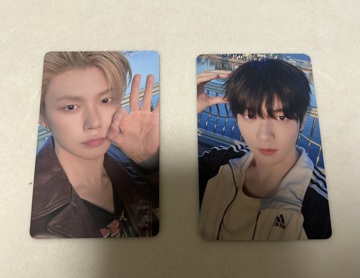 pplvnn's tweet photo. トゥバ TXT セツナハナビ トレカ交換　
【譲】HMV🐰スビン タワレコ🦊ヨンジュン
【求】HMV ラキドロ🧸ボムギュ

明日のプレミアムライブで直接の交換希望です。お気軽にお声掛けください💫
#TXT交換 https://t.co/5mrYBM7eFb