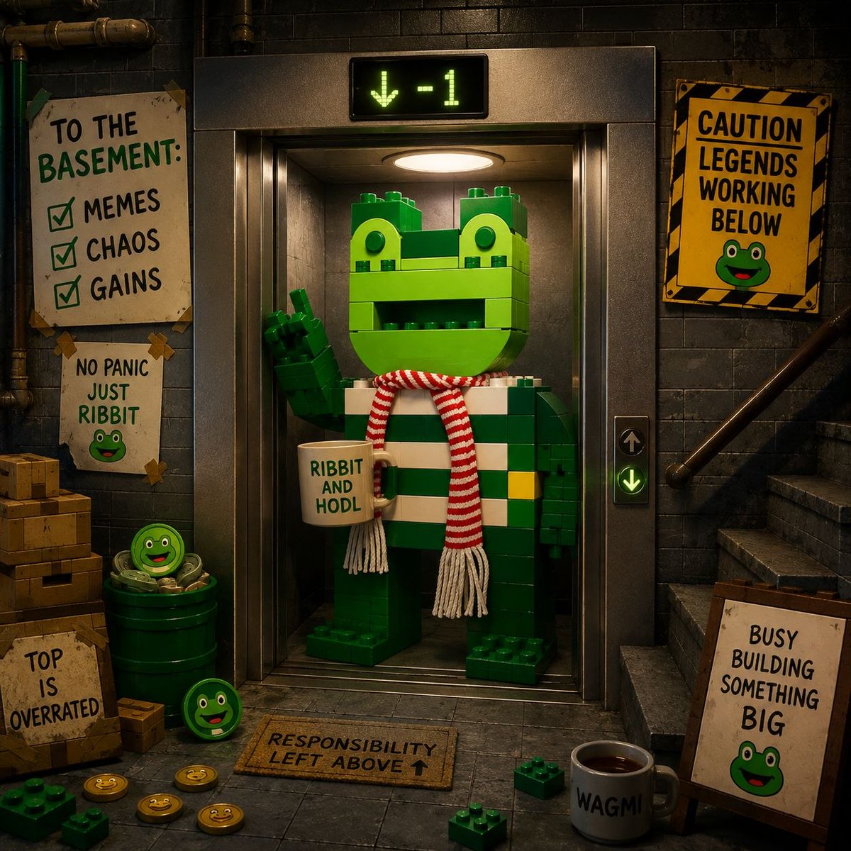 theLegoFrog's tweet photo. bro 😭
LEGO solana:8XckCju2tHPEdSGEdGgeDbukXycLLXdaLKPgXA58pump  isn’t going anywhere…
he’s just taking the elevator to the basement real quick 🧱🐸💀 https://t.co/7GW1mOLD8c