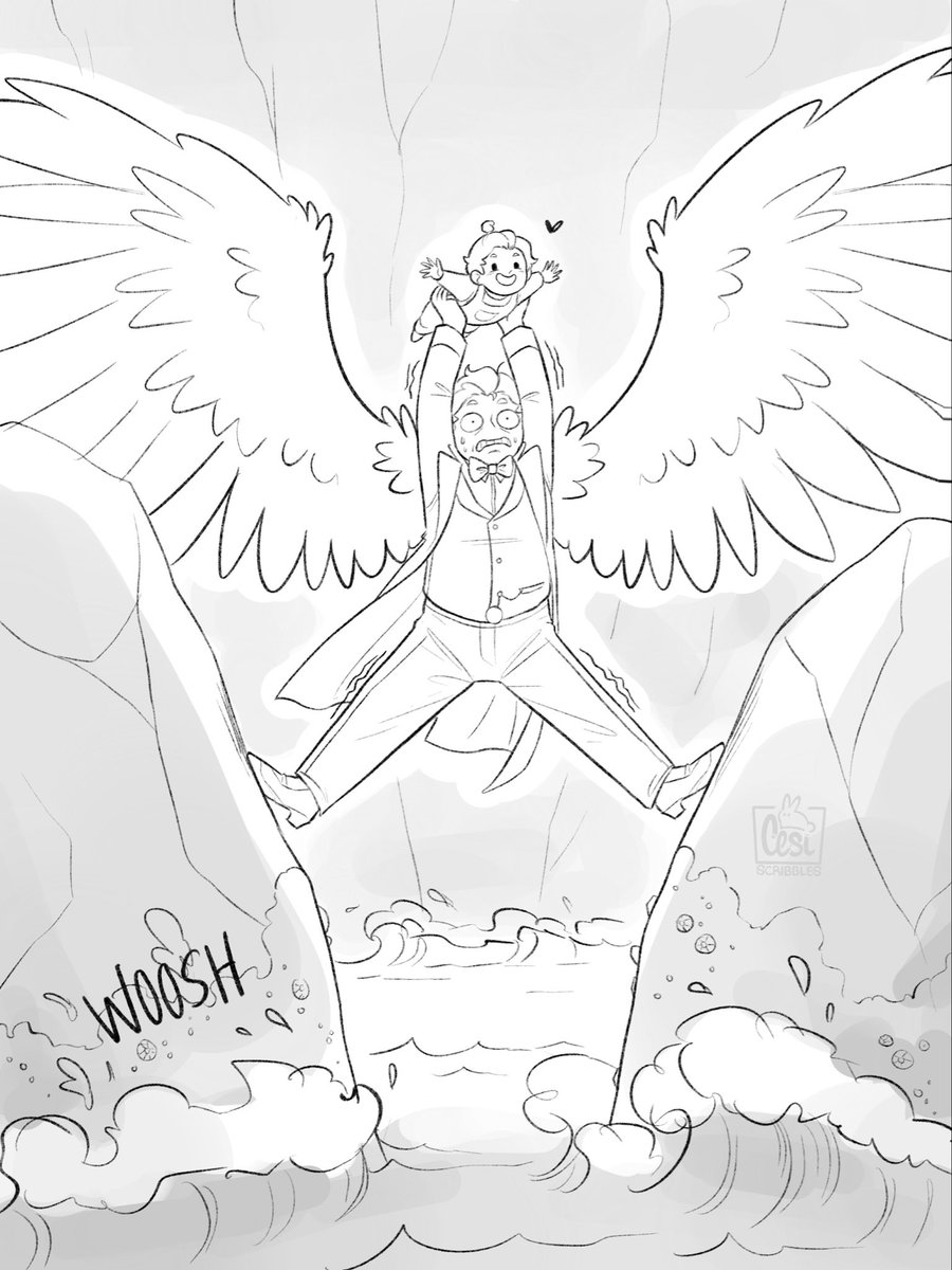 cesiscribbles's tweet photo. Baby's first steps. And flying lesson. https://t.co/DxRF2ncBha