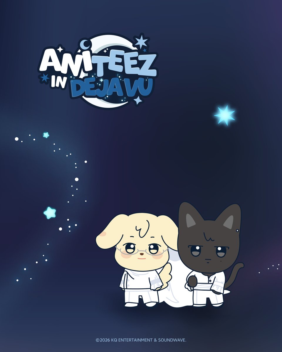 ANITEEZinX's tweet photo. [💫] #ATEEZ X #ANITEEZ
POP-UP STORE 
🌕 ANITEEZ IN Deja Vu

Can we stay together this time... forever?⌛️

#윤호 #YUNHO #튜덩이 #TYUdeongi
#우영 #WOOYOUNG #우요냥 #WOOYOnyang

🗓️ 08.21 FRI - 09.02 WED (KST) 
📍 THE HYUNDAI SEOUL ICONIC B1

@ATEEZofficial

#애니티즈 #ANITEEZ_IN_DejaVu 
#사운드웨이브