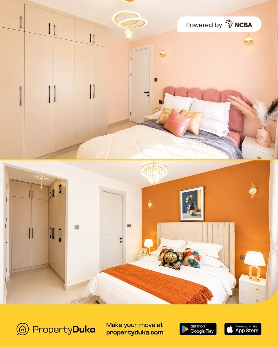 PropertyDukaKe's tweet photo. 2-bed apartment in Syokimau 🏡✨
Modern finishes, garden views, gym + playground, secure with CCTV, parking &amp; water storage.
💰 KES 7,900,000 cash
📅 From KES 71,231/mo (25yrs)

📊 2BR | 2BA | Syokimau
https://t.co/iGgID344SQ
#PropertyDuka #YourMove https://t.co/dm537dU5uG