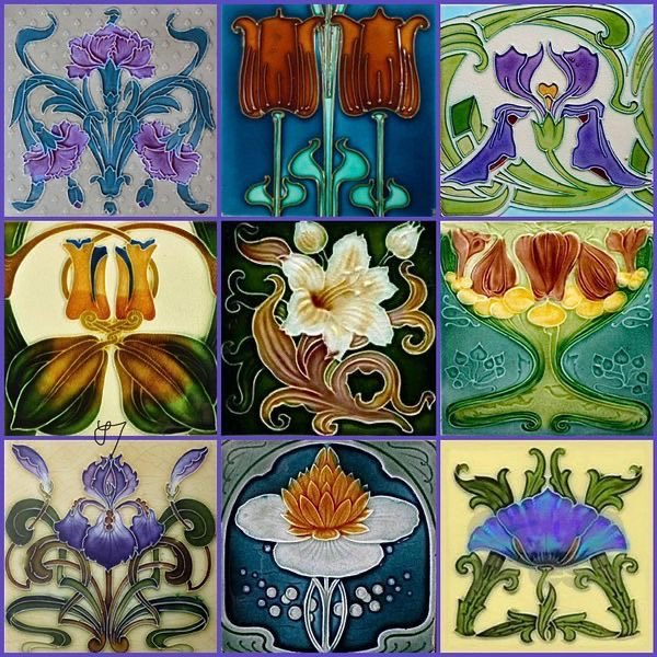 helen_warlow's tweet photo. Art Nouveau tiles 
So beautiful and yet in the 1970s no one wanted them.   Modernization for  many folk meant getting rid of ‘old stuff’ and bringing in less style and badly made pieces https://t.co/EOgI1Tki1A