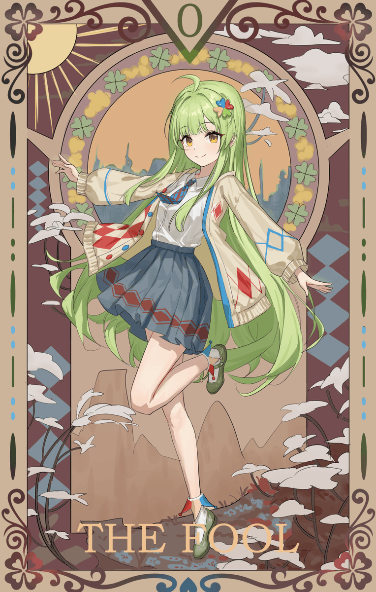 darkjungle8's tweet photo. 【0】愚者
大阿卡那牌中第一张是愚者，“0”表示没有，就好像一无所知，又好像蕴含了比其它牌位更大的潜力。这张牌并没有特别的顺序定位，并不在1-21的顺序之中，是地位比较特殊的牌。之所以为0，也可以说是一切的开端或者终结。
从今天起会陆陆续续搬一些稿件过来。 https://t.co/AqZSvCSYEq