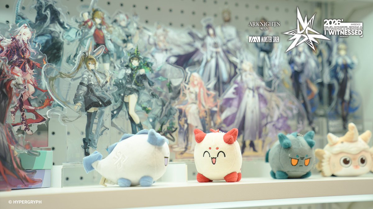 GLStore_EN's tweet photo. Arknights Ambience Synesthesia 2026 Pop-up Store is in full swing! 
Come grab themed merch, get a purchase bonus, and swap freebies on site.

📍 [New York] Funcores – 159 BOWERY, NY 10002 
📍 [Los Angeles] Anime Station – 330 E 2nd St A, LA 90012

See you there before Aug. 28! https://t.co/wZBrVdQzi0