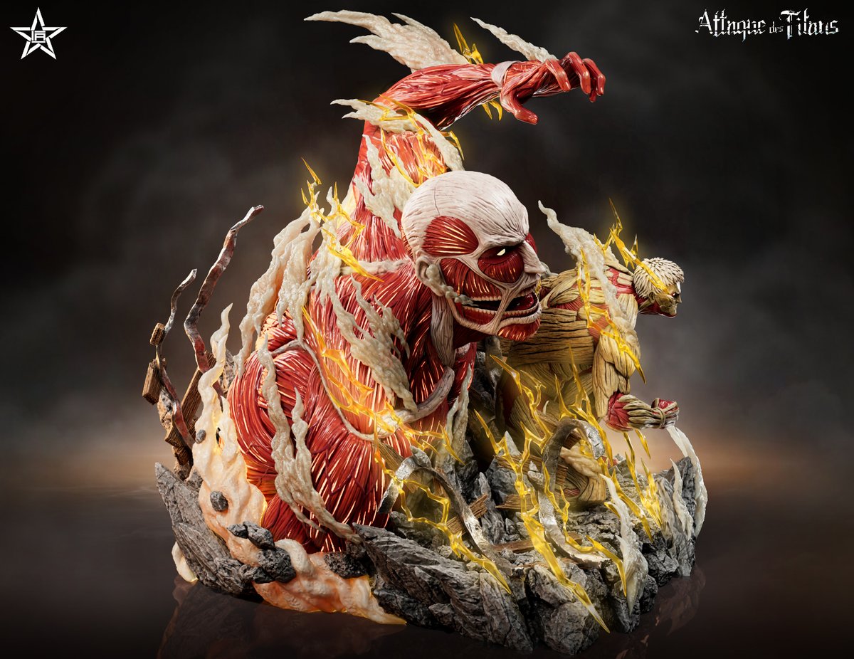 orz_GK's tweet photo. Armored Titan X Colossal Titan🔥
📣Pre order
🧰Studio: Craftsman Studio
📌Product name: Armored Titan X Colossal Titan Attack on Titan
🌐Official Website: https://t.co/2gEGMVArZ2
Delivery time: 2027 Q1
#orzgk #attackontitan #armoredtitan #colossaltitan https://t.co/VBf4VRsQxH
