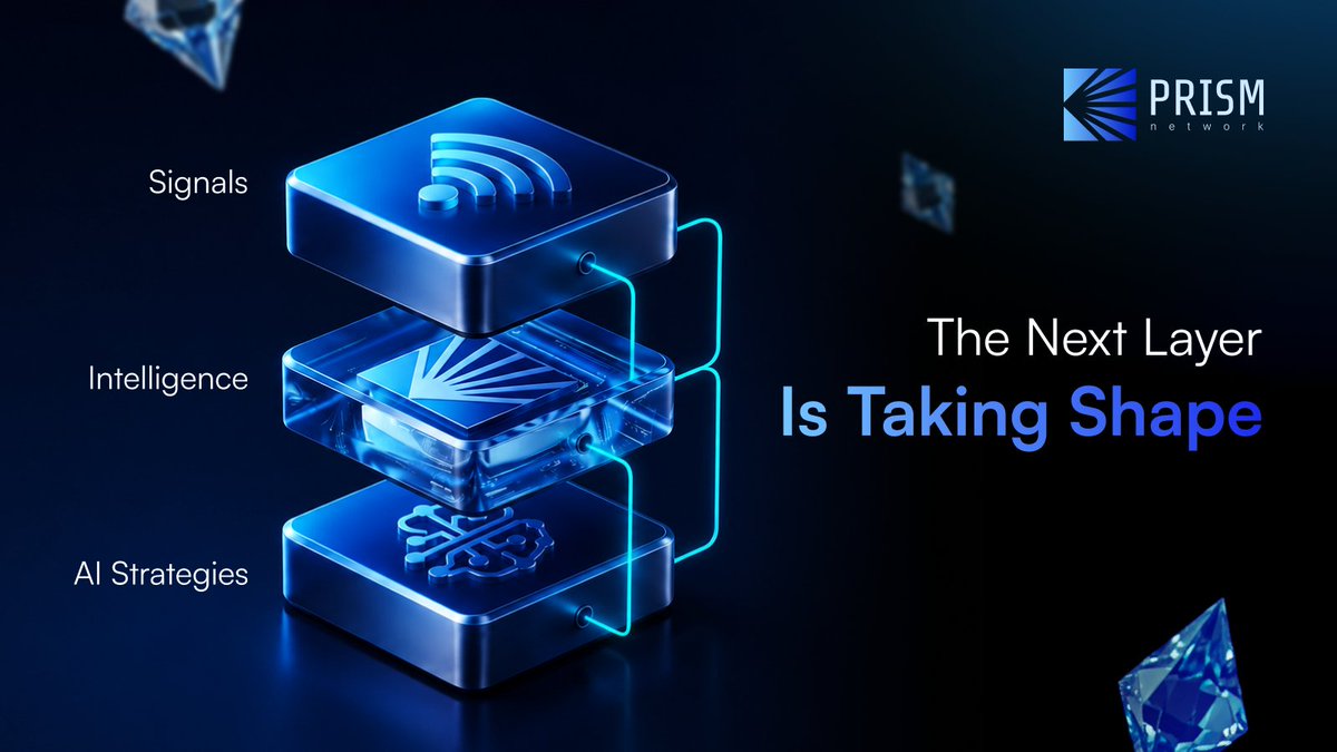 PrismNetwork_io's tweet photo. 🔮 Signals are generated every second.

But what happens next?

SIGNALS
↓
INTELLIGENCE
↓
STRATEGIES

We're building the layer that connects the three.

The next layer is taking shape! https://t.co/qqyMQCprjJ