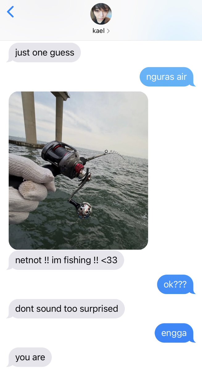 eutherine's tweet photo. a rulnyul au dimana kael katanya lagi mancing dan revan udah feeling kalau itu cuma akal akalan dia aja https://t.co/eEQZDPGjQQ
