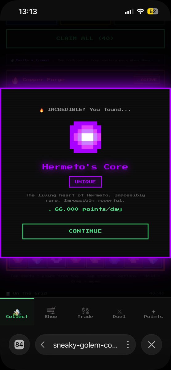 mr_wagmi81's tweet photo. @GoopitSol Just had an incredible pull💜
Unique Hermeto’s Core💜😎 https://t.co/FDMmLJF6Yc