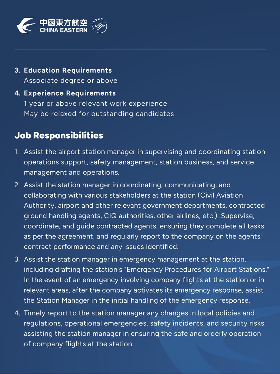CEAirglobal's tweet photo. We’re hiring! ✈️We are looking for new talent in Zurich and Geneva.
Passionate about aviation and ready for your next opportunity? Come be part of the team! ✨
Check the image below for details and how to apply.👇 https://t.co/9dRNrKmVlp