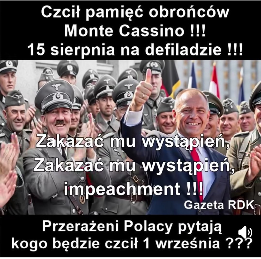 St1Andrzej's tweet photo. 🔴 Opinia 🔴 
Moim zdaniem dla równowagi pan doktor Nawrocki @NawrockiKn , 1 , ewentualnie 17 września powinien pochwalić bohaterów Armii Czerwonej.
Bóg Honor i Ojczyzna ✝️🇷🇺 https://t.co/kk92sZDGGv