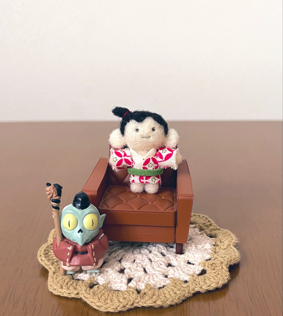 roo_ni0's tweet photo. 極小りんちゃんぬい　できた https://t.co/sHrJps3ejj