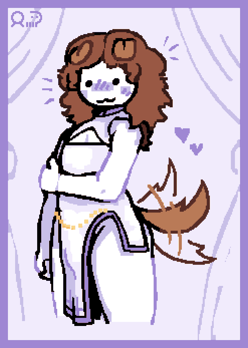 MeatballBCrumb's tweet photo. Cute little thing getting ready for their gala ^^ https://t.co/UExWBXv5yA