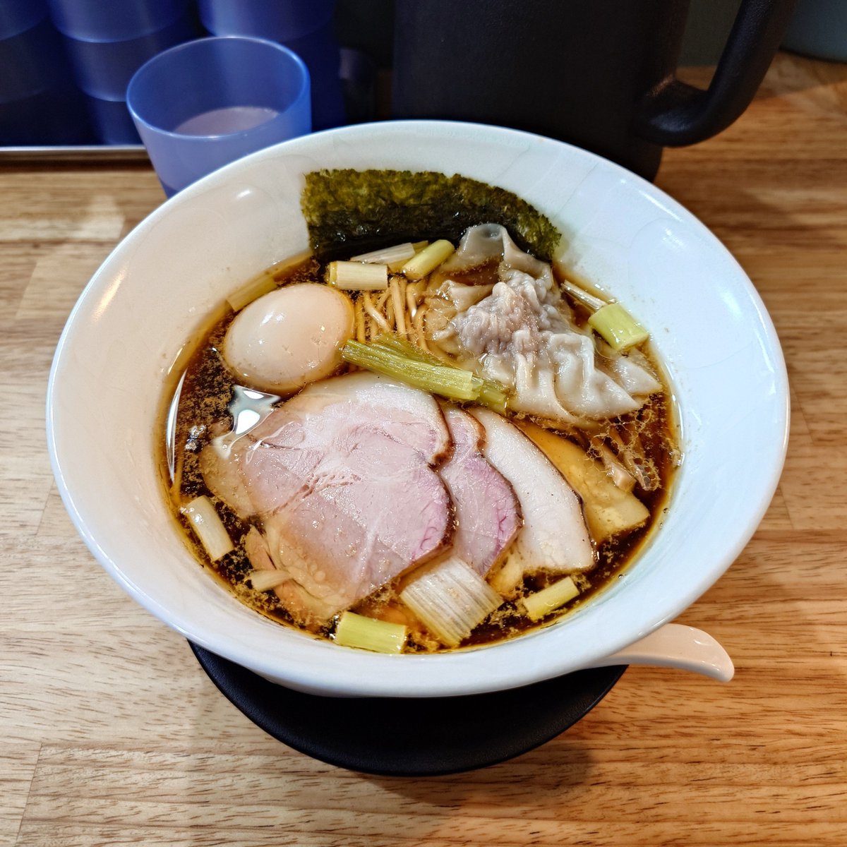 RamenHunter_Tom's tweet photo. 2026年8月18日
宮城県石巻市　麺処ふか瀬
特製醤油らーめん

キリッとして芳醇な香りのスープに舌鼓😋
チャーシューの香ばしい香りもたまらない🤤
洗練された一杯🍜ごちそうさまでした！ https://t.co/SnUWTBEY0f