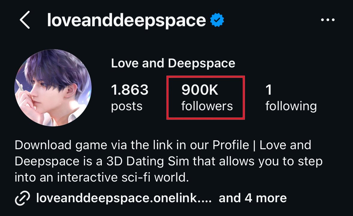 taschibunny's tweet photo. Love and Deepspace went from over 1 million follower down to 900k on Instagram in 50 days.

This is what you get for canceling a promised LI.

#BringValkoBack #全世界都爱敖尹 
#ValkoIsLoved #ValkoIsValued https://t.co/5R2urWhCFi