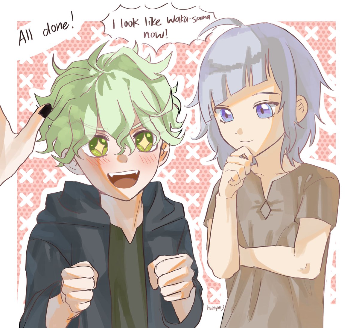 wanghuanyun's tweet photo. hairstyles #twst #twstファンアート
#diasomnia https://t.co/iUf4IFdQQt