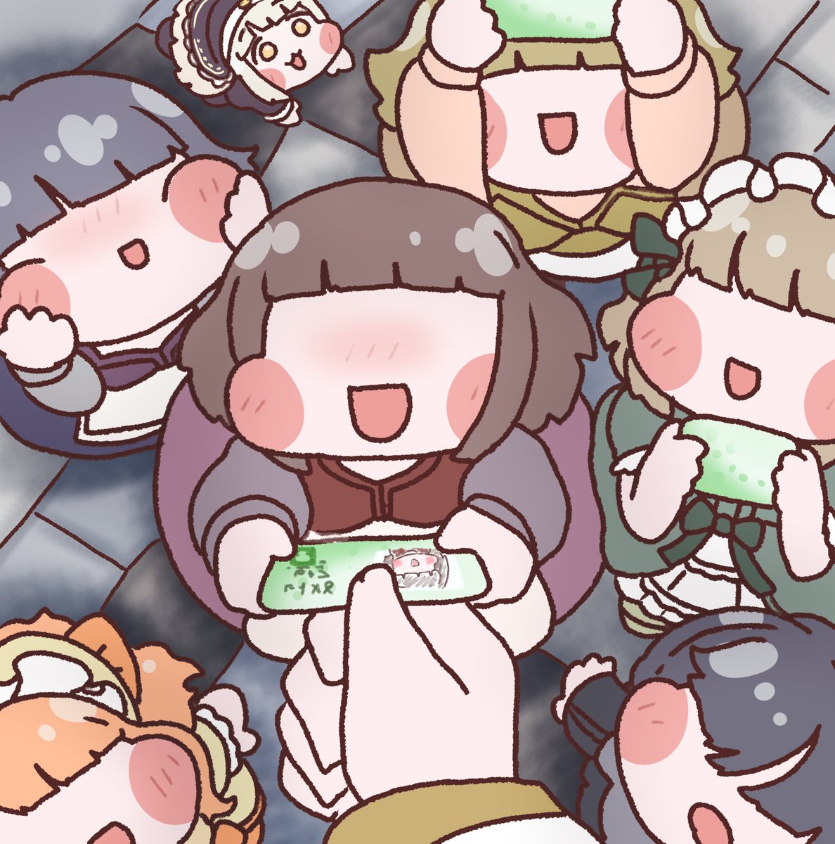 ham_hukurokouji's tweet photo. この子達でした。

モブほっぺたちにも使徒証がありますよ
うに https://t.co/xvb9OlaxE6