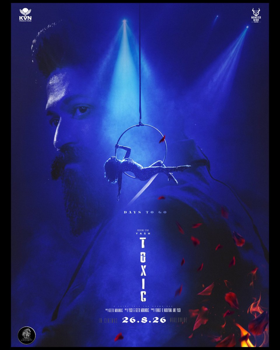 HFF_Productiona's tweet photo. Every fairy tale has layers. Ours unfolds on 26th August❤️

#Toxic: A Fairy Tale for Grown-Ups Cinemas Worldwide from 26.08.2026. 

@TheNameIsYash @advani_kiara @rukminitweets  @GeetuMohandas  @RaviBasrur  @KVNProductions
@yonithhraajdirector @hayagrivafilmofficial https://t.co/VGQmcfhOl9