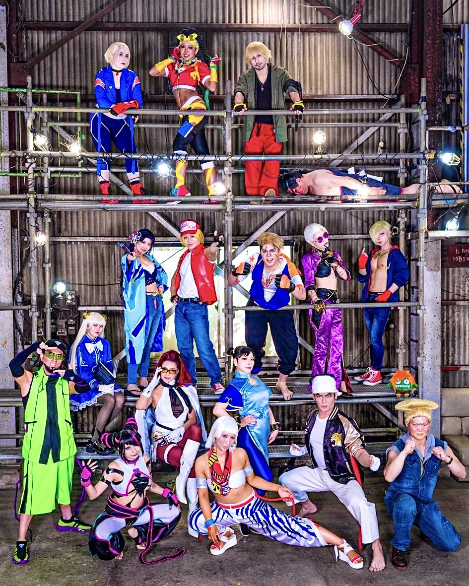 niji_to_hoshi's tweet photo. 【Cosplay】
🟦STREET FIGHTER 6🟧

 Select your character🕹

Photo/@markmakoto1 https://t.co/PQb741bWt9