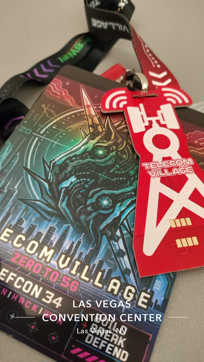TelecomVillage's tweet photo. A big thank you to @PCBWayOfficial  for sponsoring the official Telecom Village badges at DEF CON 34! 

From the design to the final badge in your hands, your support helped make it happen.

Thank you for helping us bring the Village to life. 

#DEFCON34 #TelecomVillage #PCBWay https://t.co/N3pMuIvAeF