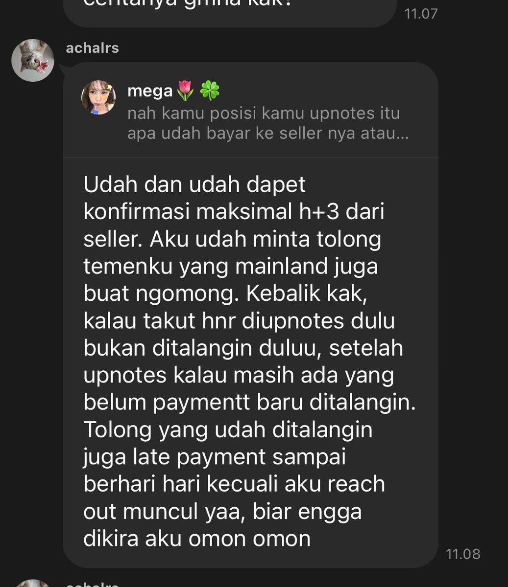 iniciwen's tweet photo. dikasih waktu payment 1 jam setelah upnotes stressss

OMON OMON LU LOGIKA DIPAKE KOCAK 😭✨ https://t.co/NvDaF1yf10