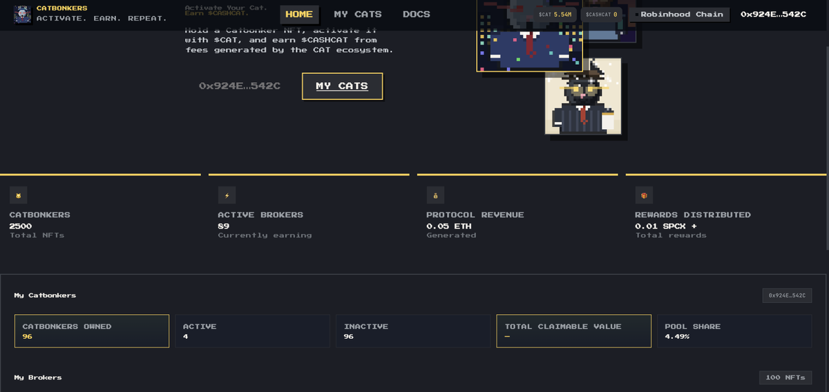 catbonkerss's tweet photo. We distributed our first reward, now every thing working perfectly and automatically

If you want to earn some cashcat nvida Spacex and spy

Just stake catbonker nft and clockin
staking link : https://t.co/iAPXfGCozm https://t.co/EinoMBxkHp