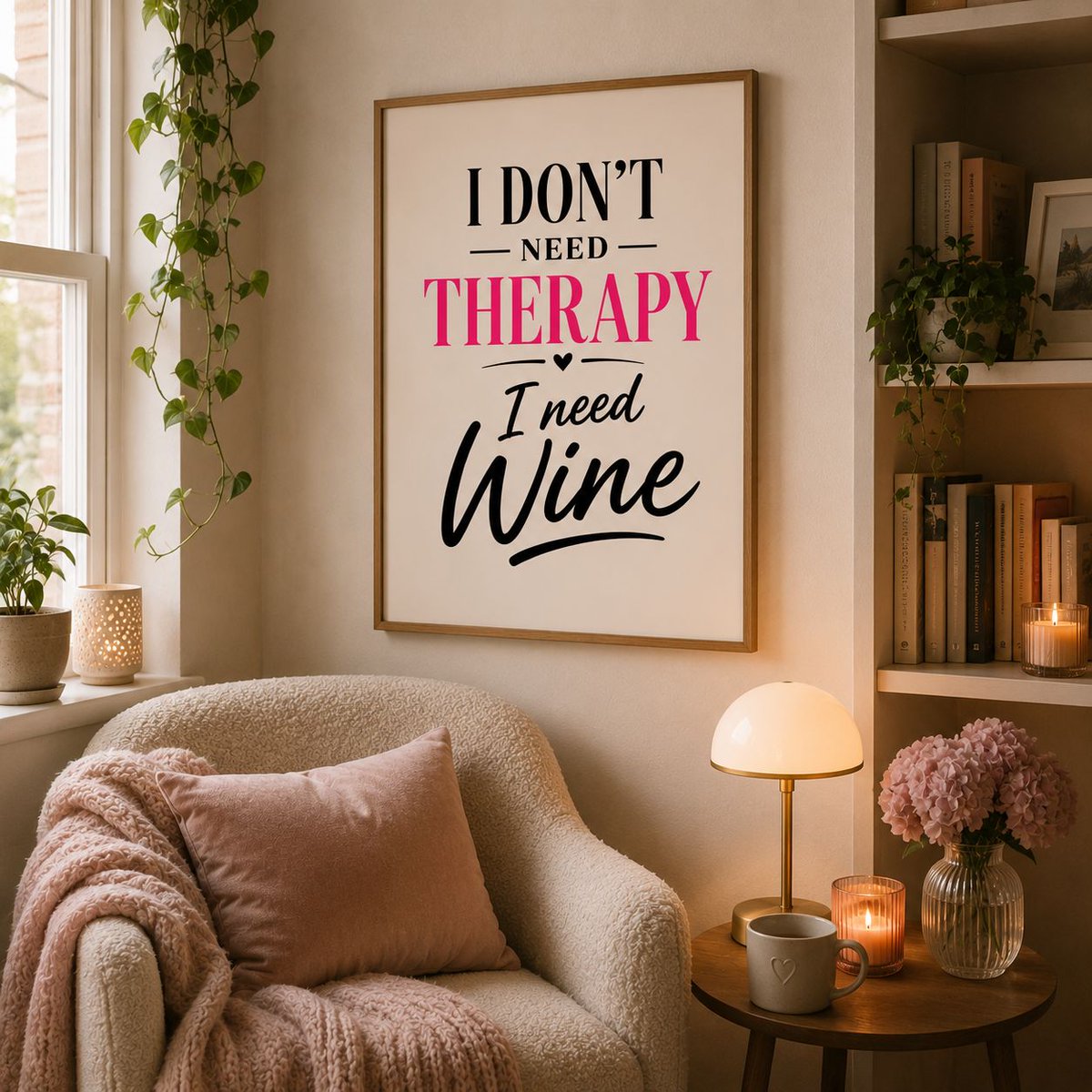 BJDesignsX's tweet photo. This funny wine wall art printable brings a cheeky sense of humour to your home with the statement “I DON’T NEED THERAPY — I NEED WINE.”
https://t.co/DKMJ534lDP
#EtsyFinds
#WallArt
#PrintableWallArt
#DigitalDownloadArt
#InstantDownloadPrint https://t.co/tnAP88jx2a