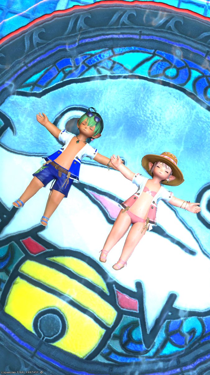 chikuwanekko's tweet photo. サブララちゃんでおぼろさんとSS撮ってきた！！
もうすぐ夏も終わりですねー🏖️

今日のルレは新生ボスばっかりだった〜 https://t.co/S8yyislrbz