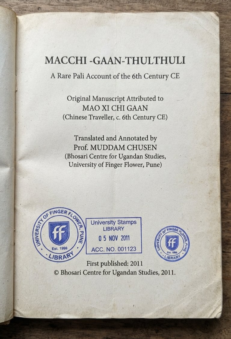PoliticEmbarras's tweet photo. Friends,
many of you have been asking me where I gained so much knowledge about Dalit Mata.

So this is the source, an ancient Pali scripture named “Macchi-gaan-thulthuli”.

I had the good fortune to translate it into English in 2011.

DM for price 💙 https://t.co/32TvYSbEBl
