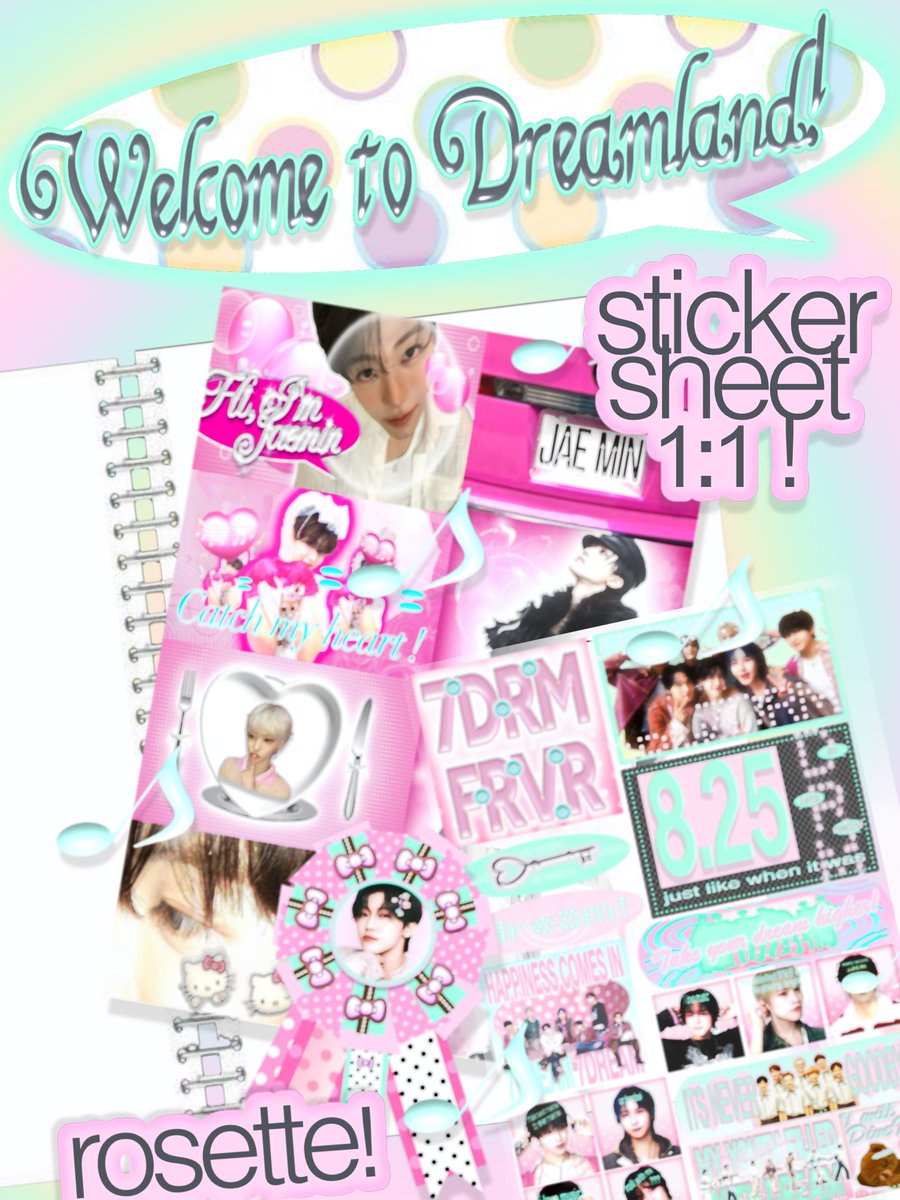 minghaocoded's tweet photo. #WelcomeToDREAMLAND sticker freebies! 
🎀 : 1:1

🗓 august 22, saturday 
📍cinema lobby, ayala malls trinoma

see ü there 💗🙏🏻 just approach me. thank you <3 https://t.co/LsGrFZjsMl