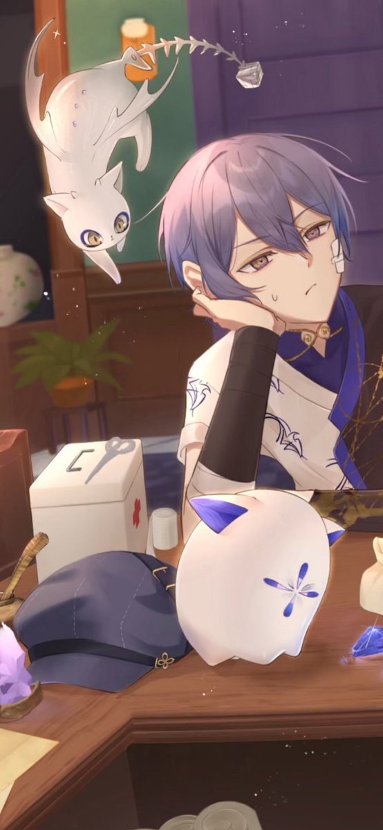 uzukinaasa's tweet photo. 「……聞く相手間違えたか？」

#ドロウイング #ショウゾウ画 https://t.co/lnQKzcDKfQ