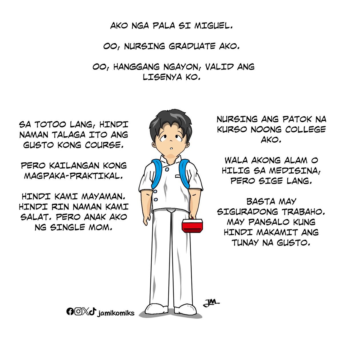 jamikomiks's tweet photo. My first lore post and it's about Miguel ⚕️🛫
#BLart #webtoon #originalcharacter #artph #jamikomiks https://t.co/c7097JZ1Vt