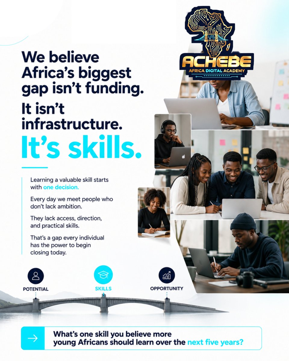 MarieACHEBEUK's tweet photo. AADA is where African talent meets real, sellable digital skills, giving a structured path from beginner to earning, covering digital marketing, content creation, virtual assistance and more, taught to get you paid by clients anywhere in the world.
📅 Prelaunch in a few days. https://t.co/jkirZ1map5