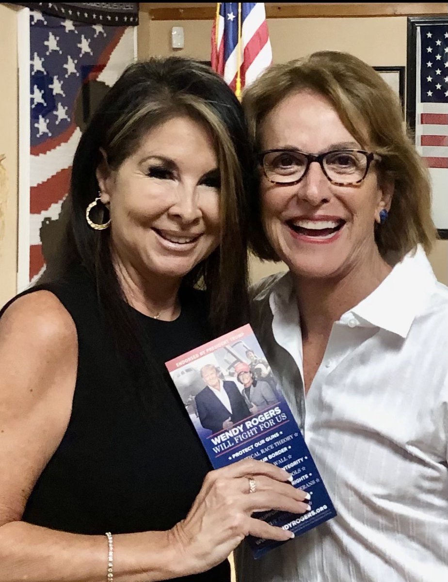 WendyRogersAZ's tweet photo. I proudly endorse Dena Kimble & Gil Cansio for REELECTION to the Apache Junction Unified School District Governing Board! Dena & Gil have demonstrated strong leadership, conservative values, & commitment to putting students & parents first. Their years of experience on the Governing Board, including Dena as Board President, have given them the knowledge & perspective to make responsible decisions for AJUSD. REELECT KIMBLE & CANSIO