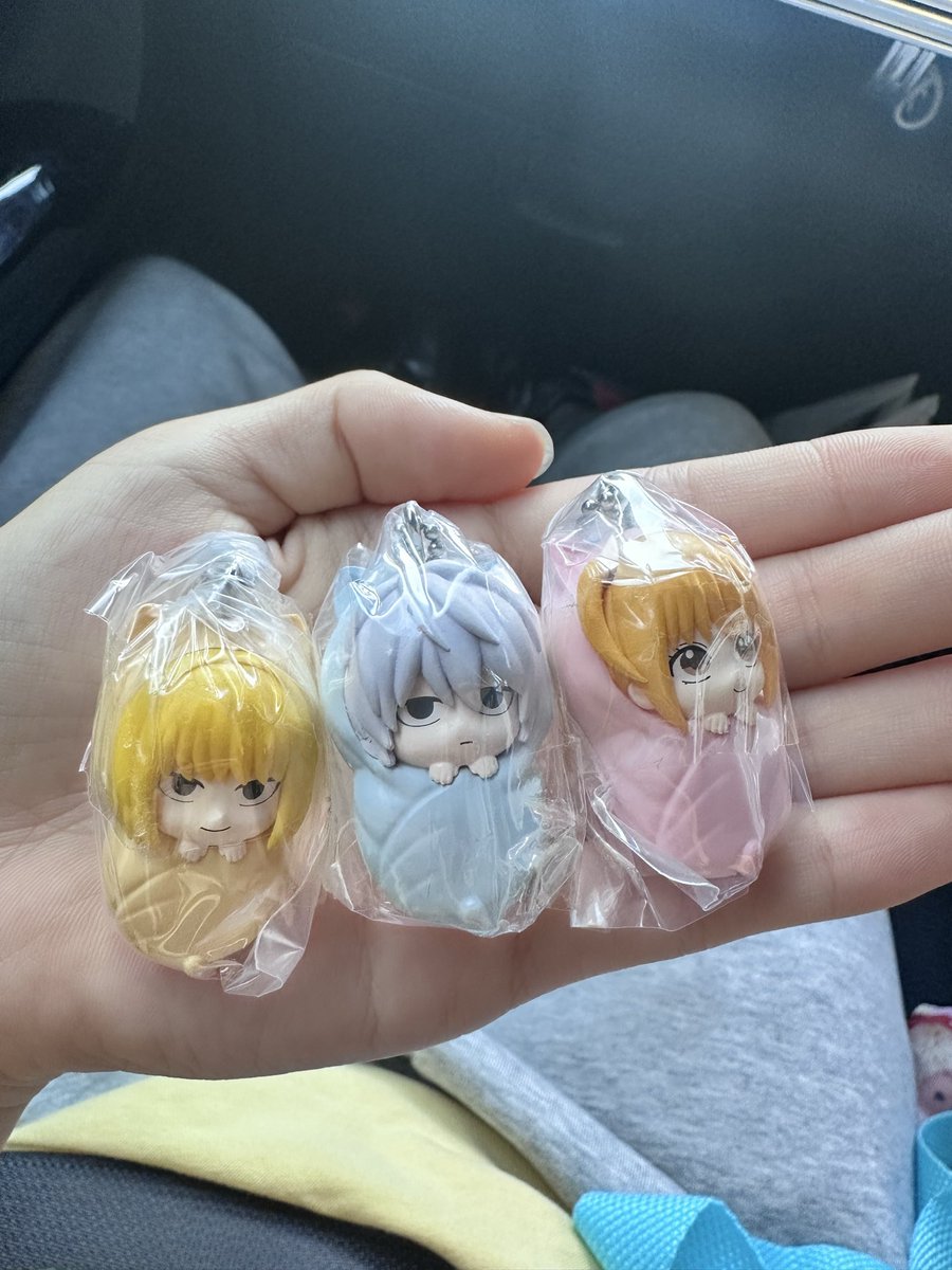 atwpjdg's tweet photo. [交換]DEATHNOTEガチャガチャおくるみマスコット

譲）画像1

求）L

郵送のみの交換です。お気軽にコメントお待ちしております。 https://t.co/YcGyI2bY90